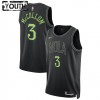 New Orleans Pelicans CJ McCollum 3 Nike 2023-24 City Edition Sininen Lasten Pelipaidat Swingman